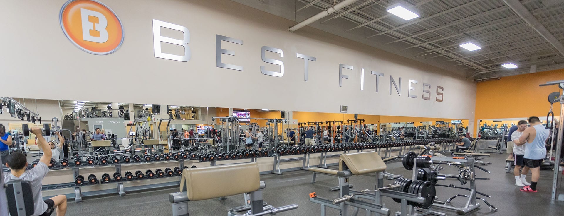 photo of spacious modern best fitness gym with exercise equipment
