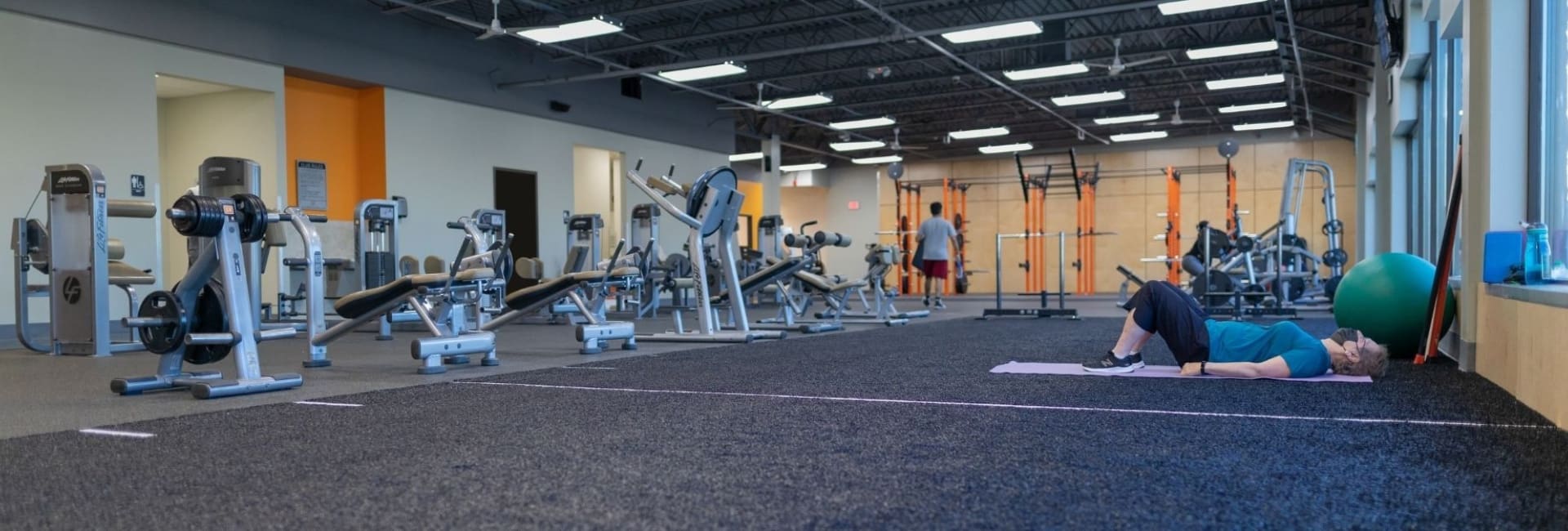 a functional training area at best fitness gym in drum hill