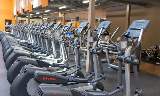 cardio equipment in modern gym