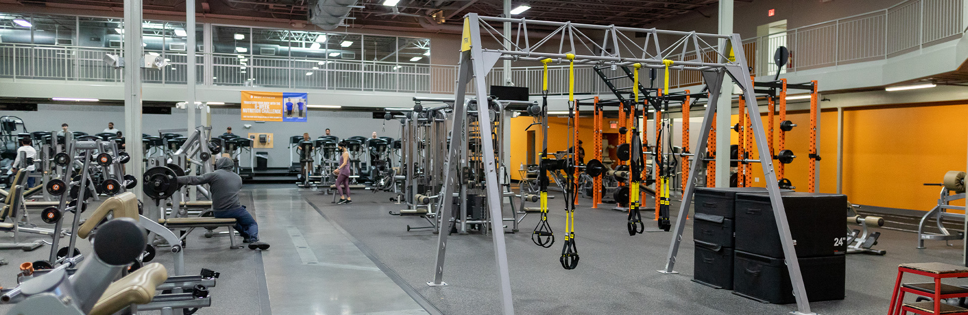 funtional training equipment in a modern gym