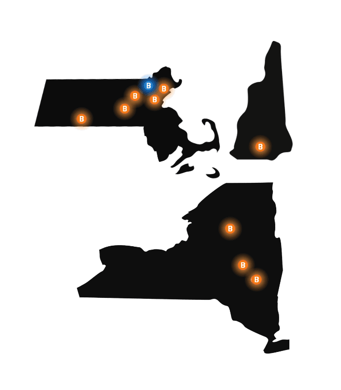 best fitness location map lowell ma