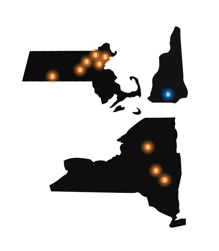 a map of all best fitness locations nashua
