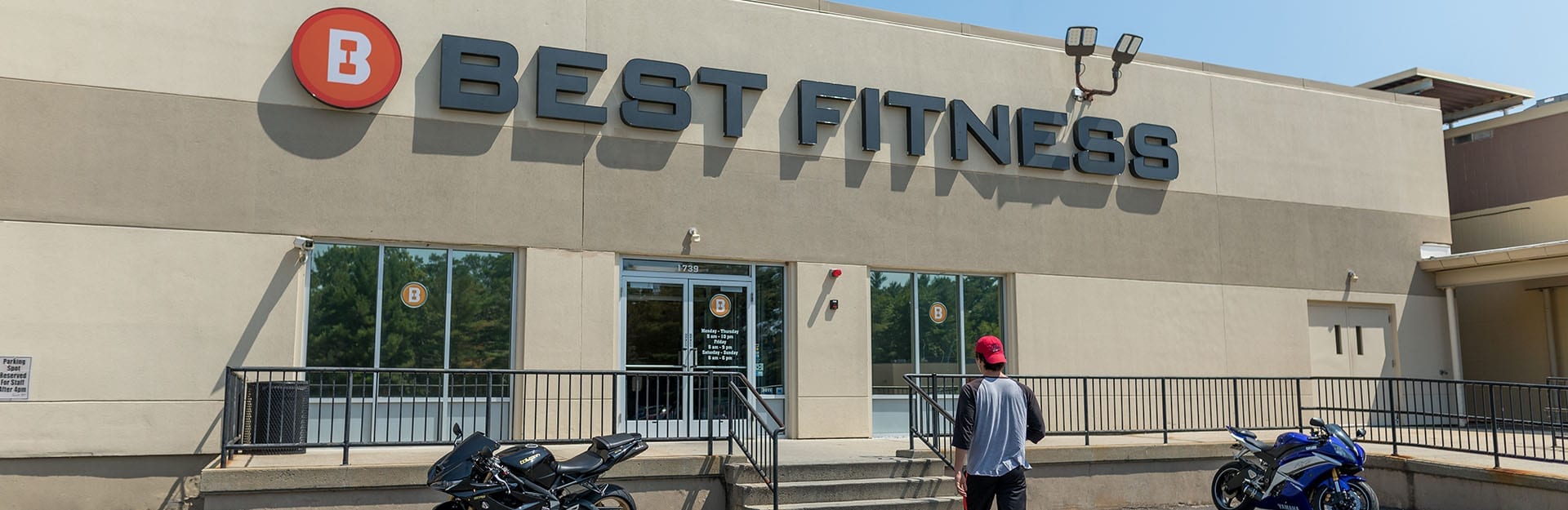 outside of best fitness gym