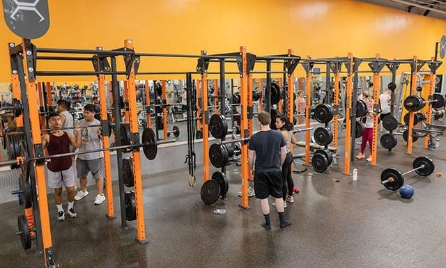 strength training area inside of fitness center